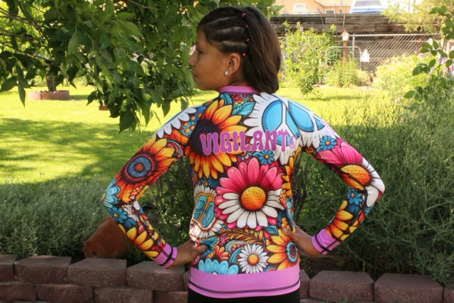 Youth Long Sleeve Hippie Jiu Jitsu Rashguard