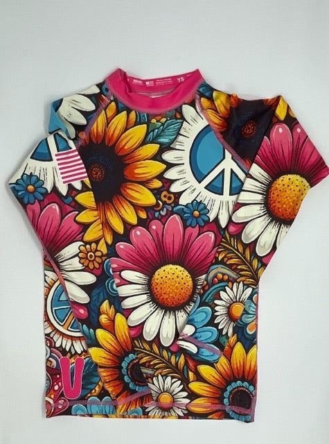 Youth Long Sleeve Hippie Jiu Jitsu Rashguard